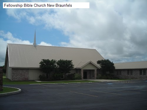 Fellowship Bible Church New Braunfels
