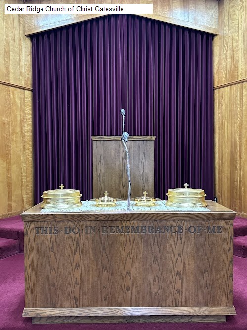 Cedar Ridge Church of Christ Gatesville