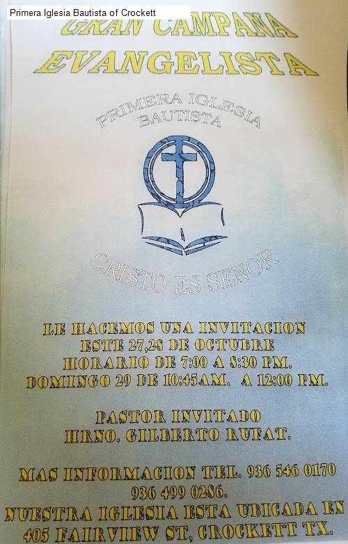 Primera Iglesia Bautista of Crockett