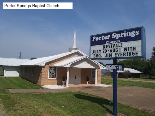 Porter Springs Baptist Church