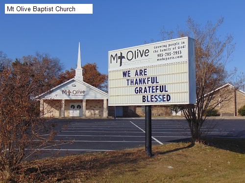 Mt Olive Baptist Church