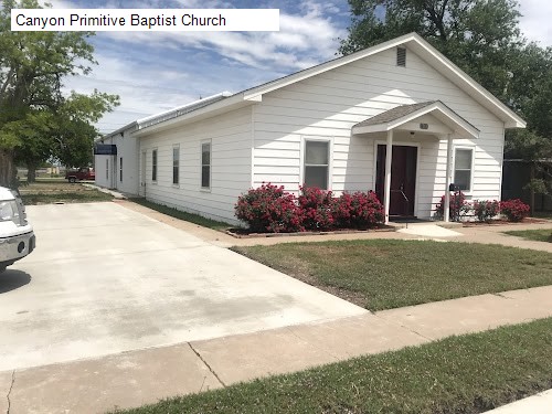 Canyon Primitive Baptist Church