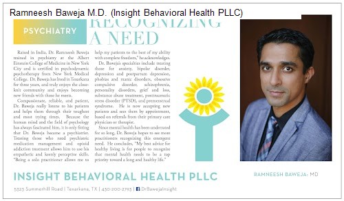 Ramneesh Baweja M.D. (Insight Behavioral Health PLLC)
