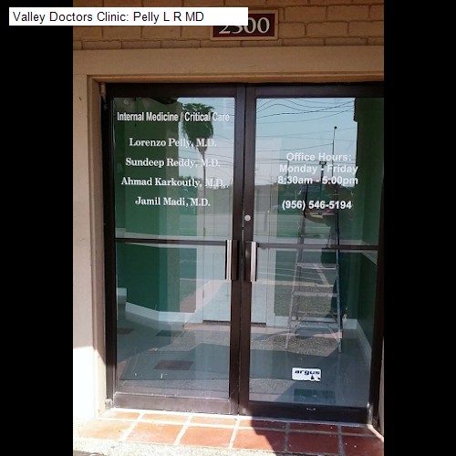 Valley Doctors Clinic: Pelly L R MD