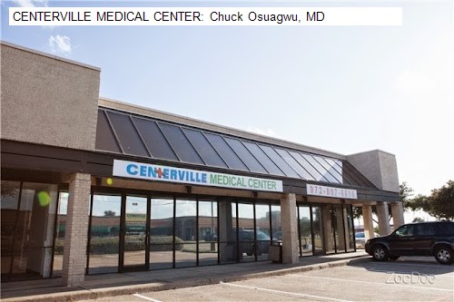 CENTERVILLE MEDICAL CENTER: Chuck Osuagwu, MD