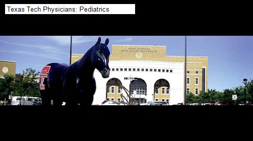 Texas Tech Physicians: Pediatrics - amarillo