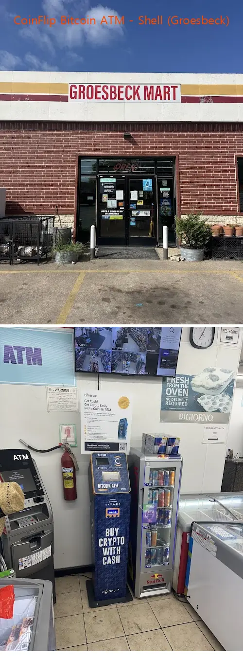 CoinFlip Bitcoin ATM - Shell (Groesbeck)