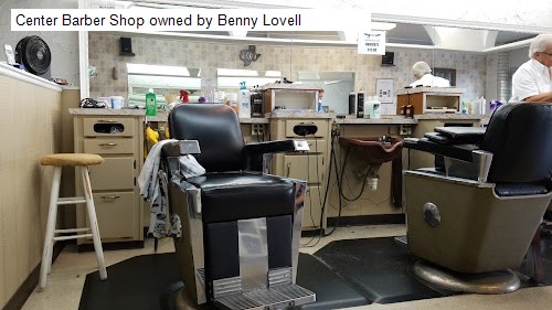Center Barber Shop owned by Benny Lovell