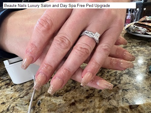 Beaute Nails Luxury Salon and Day Spa Free Ped Upgrade