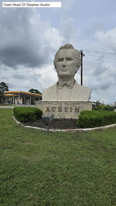 Giant Head Of Stephen Austin