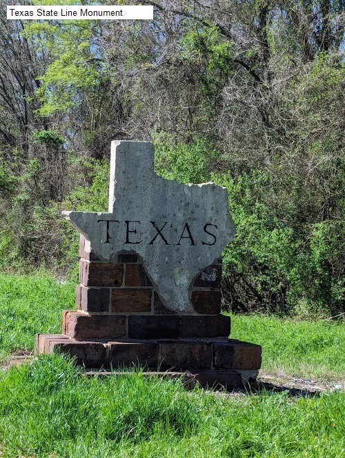 Texas State Line Monument - texarkana