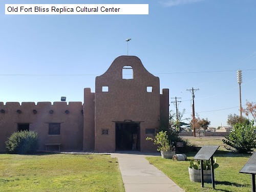 Old Fort Bliss Replica Cultural Center