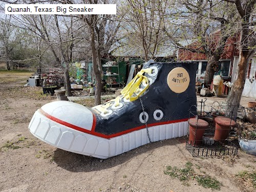 Quanah, Texas: Big Sneaker