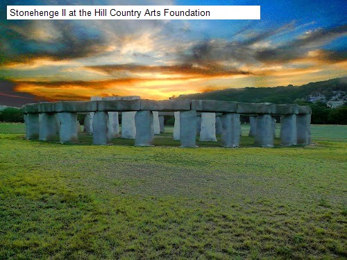 Stonehenge II at the Hill Country Arts Foundation