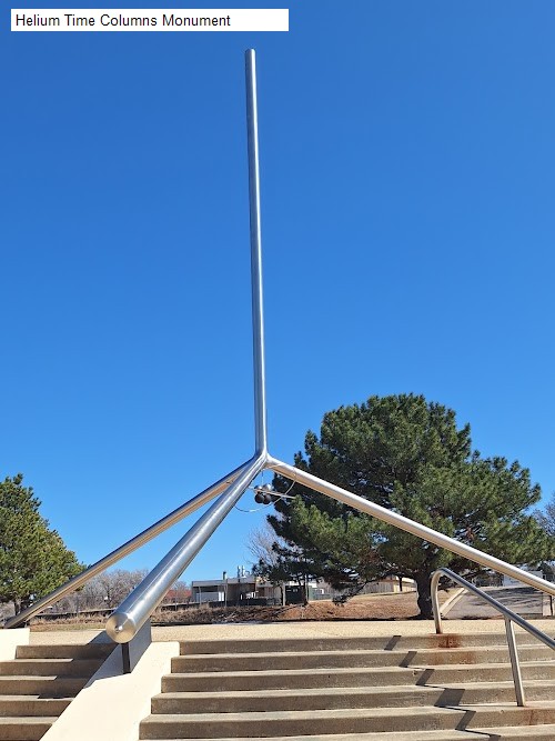 Helium Time Columns Monument